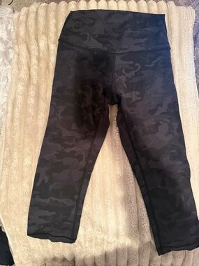 lululemon athletica Black Camo High-Rise Leggings